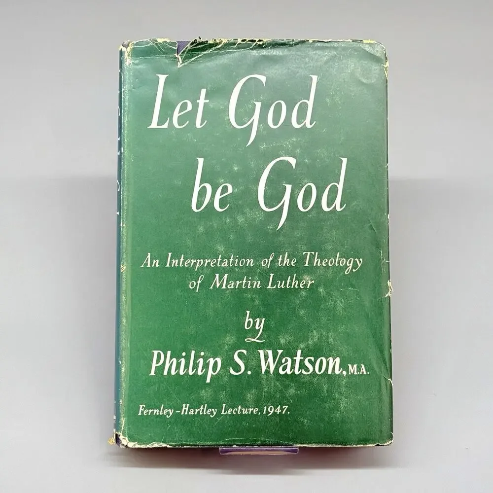 Let God Be God Interpretation of Theology Martin Luther Hardcover Book 1954